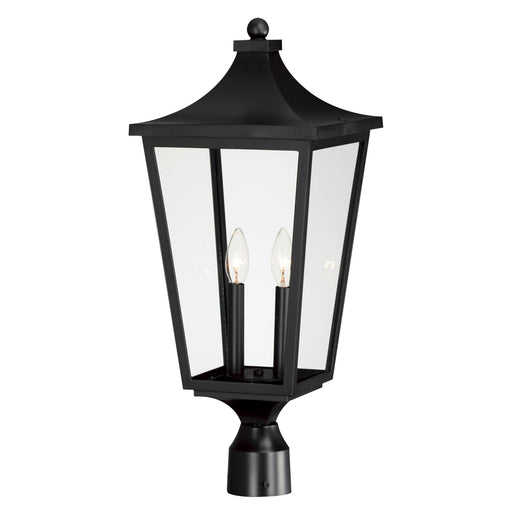 Sutton Place VX 2 Light Outdoor Post Lantern in Black