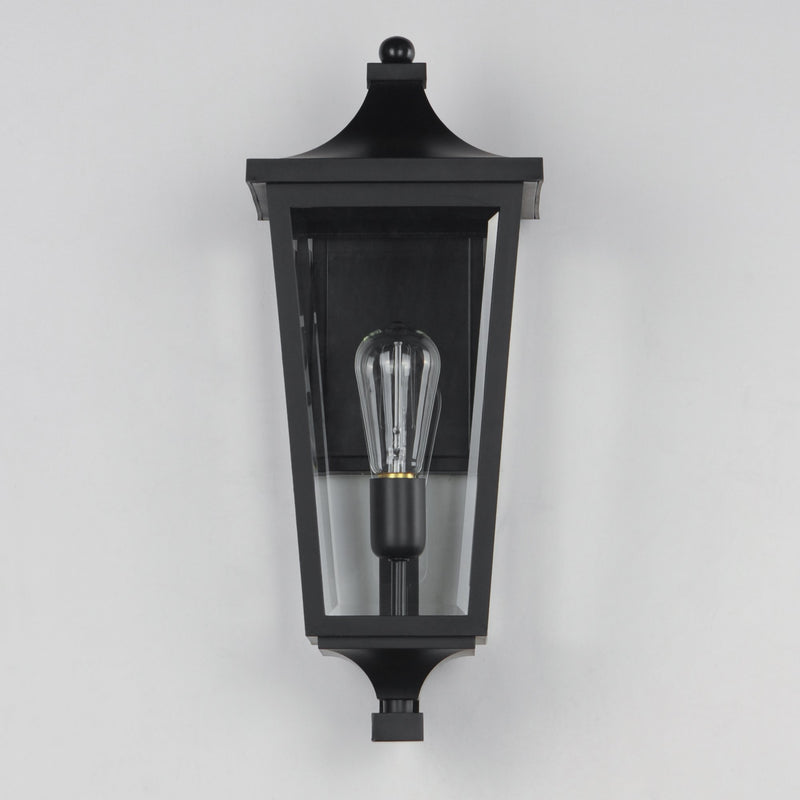 Sutton Place VX 19" 1 Light Outdoor Wall Lantern in Black