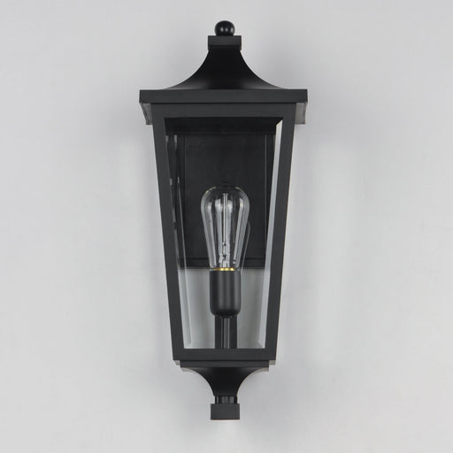 Sutton Place VX 19" 1 Light Outdoor Wall Lantern in Black