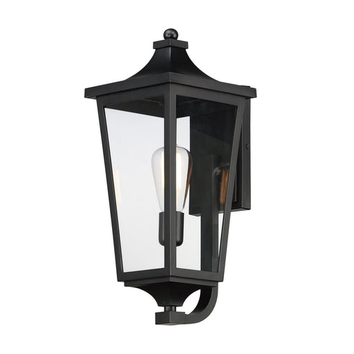 Sutton Place VX 19" 1 Light Outdoor Wall Lantern in Black