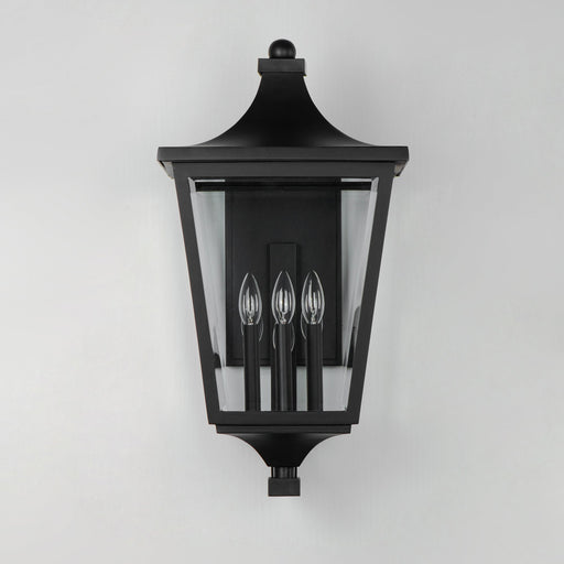 Sutton Place VX 3 Light Outdoor Wall Lantern in Black