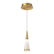 Malabar 3" Pendant in Brushed Gold