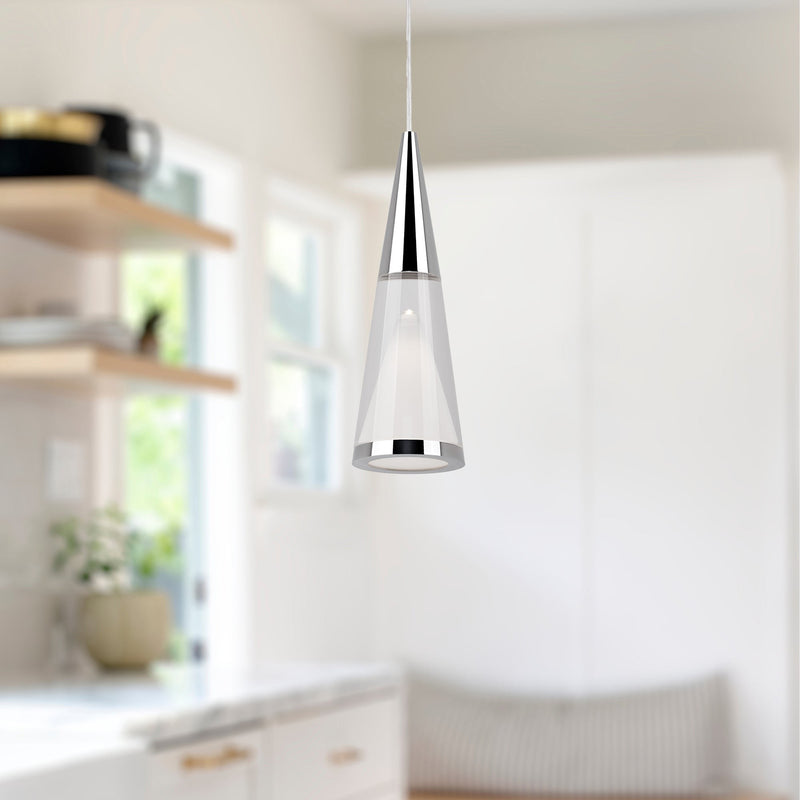 Malabar 3" Pendant in Chrome