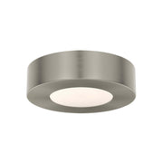 Push Puck 24V Surface Mount Puck Light in Satin Nickel