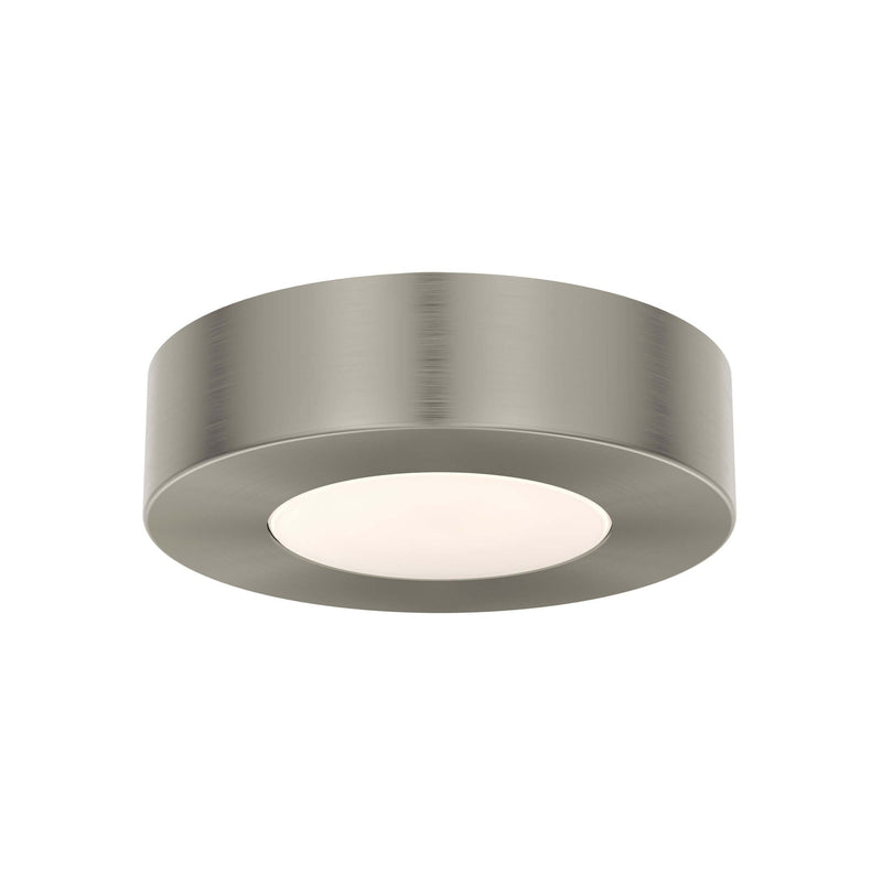 Push Puck 24V Surface Mount Puck Light in Satin Nickel