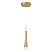 Ultra 2" Pendant in Brushed Gold