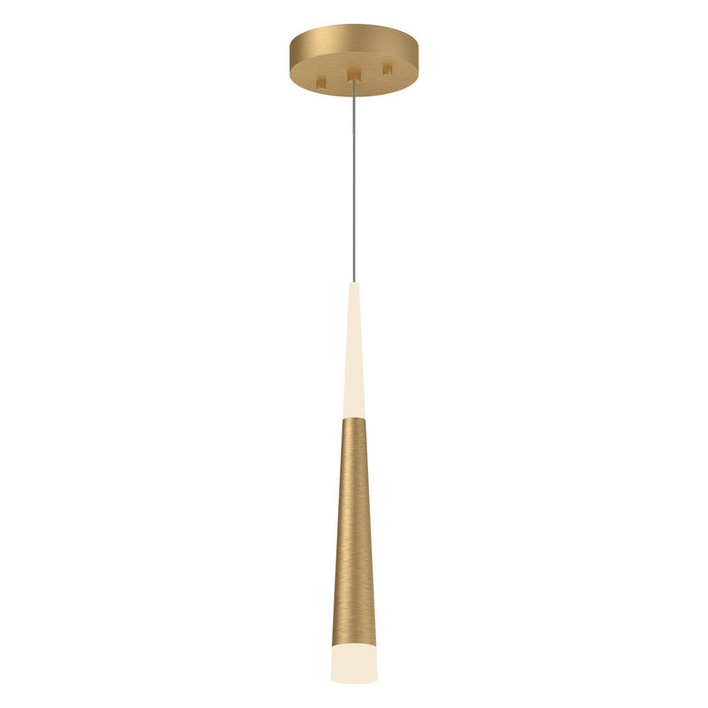 Ultra 2" Pendant in Brushed Gold
