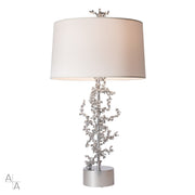 Coral 35.2" Table Lamp in Sterling