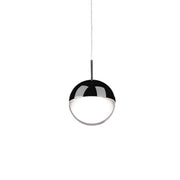 Pluto 4" Pendant in Black Chrome