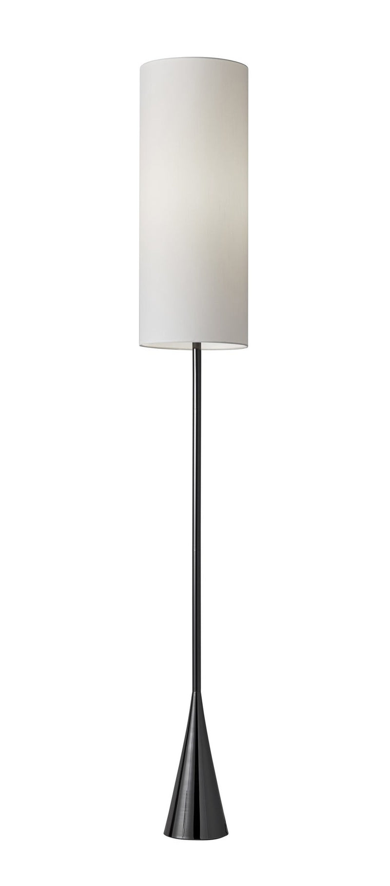 Bella Floor Lamp in Black Nickel