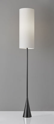 Bella Floor Lamp in Black Nickel