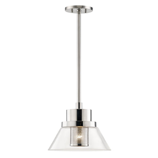 Paoli Small Pendant in Polished Nickel