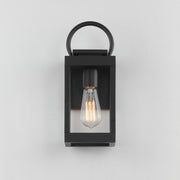 Nassau VX 1 Light Outdoor Wall Lantern in Black