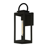 Nassau VX 1 Light Medium Outdoor Wall Lantern in Black