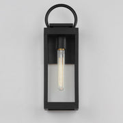 Nassau VX 1 Light Medium Outdoor Wall Lantern in Black