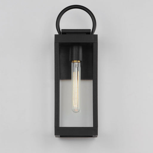 Nassau VX 1 Light Medium Outdoor Wall Lantern in Black