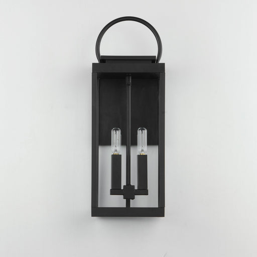 Nassau VX 2 Light Large Outdoor Wall Lantern in Black