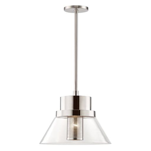 Paoli Large Pendant in Polished Nickel