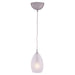 Milano 4-1/2" Mini Pendant with Cocoon Glass in Satin Nickel - Lamps Expo