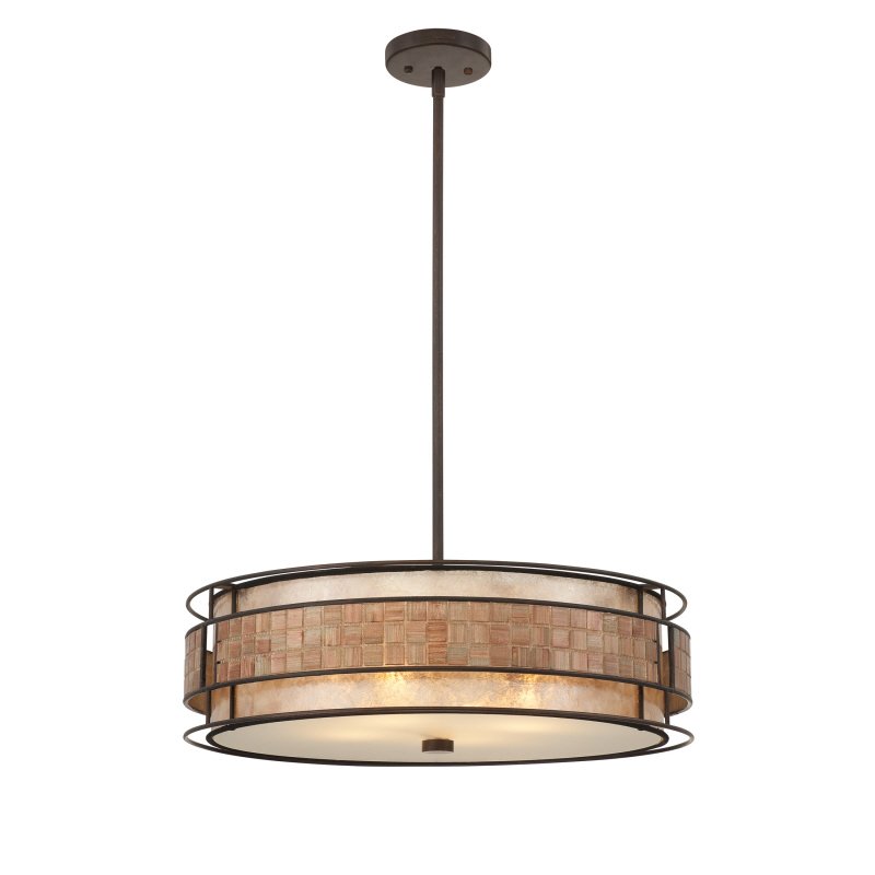 Laguna 4-Light Pendant in Renaissance Copper