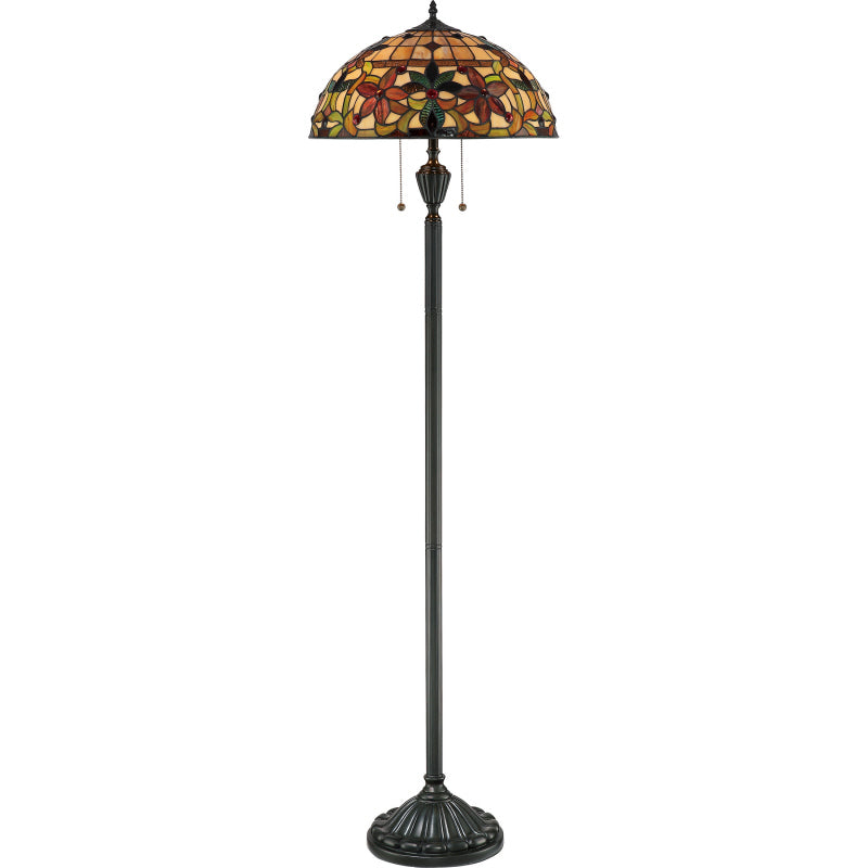 Kami 2-Light Floor Lamp in Vintage Bronze - Lamps Expo