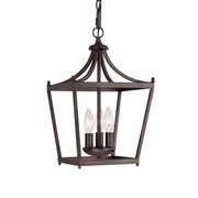 Stanton 3-Light Chandelier in Burnished Bronze