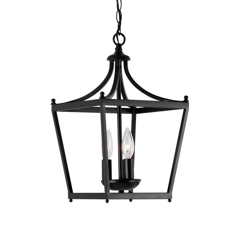 Stanton 3-Light Chandelier in Matte Black