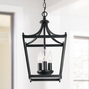 Stanton 3-Light Chandelier in Matte Black
