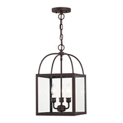 Milford 3-Light Convertible Chandelier / Semi-Flush Mount in Bronze