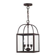 Milford 3-Light Convertible Chandelier / Semi-Flush Mount in Bronze