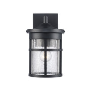 Avalon 11.5" Outdoor Wall Lantern in Black