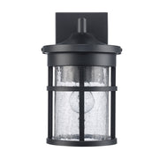 Avalon 11.5" Outdoor Wall Lantern in Black