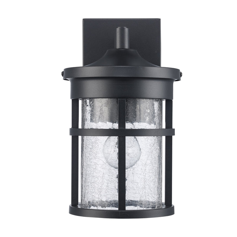Avalon 11.5" Outdoor Wall Lantern in Black