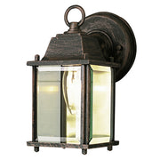 Patrician 1-Light 8.3" Outdoor Wall Lantern in Rust