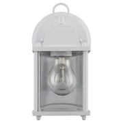 Patrician 1-Light 8.3" Outdoor Wall Lantern in White