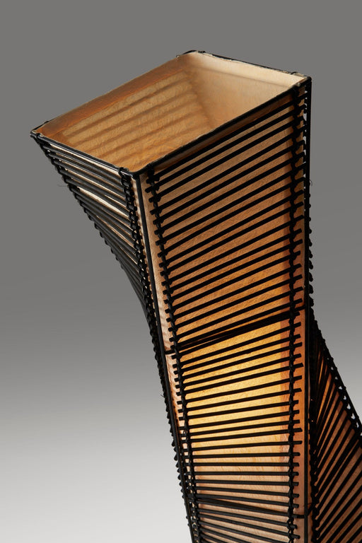 Stix 2-Light Floor Lamp in Black