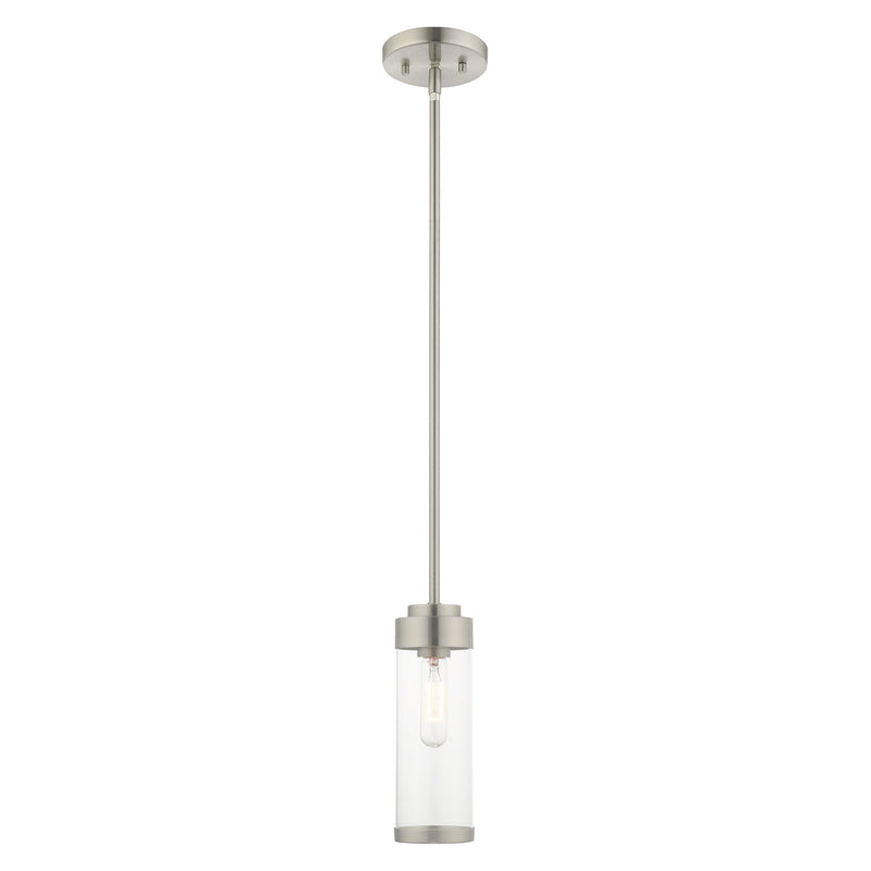 Hillcrest Mini Pendant in Brushed Nickel