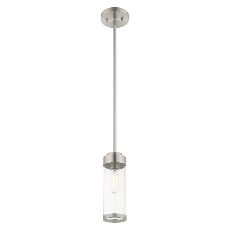 Hillcrest Mini Pendant in Brushed Nickel