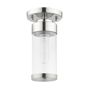 Hillcrest Petite Semi-Flush Mount in Polished Chrome