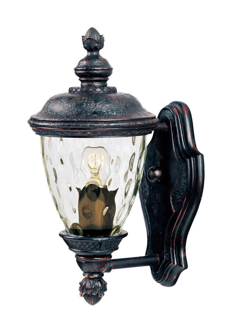 Carriage House VX 1 Light Outdoor Wall Lantern in Oriental Bronze