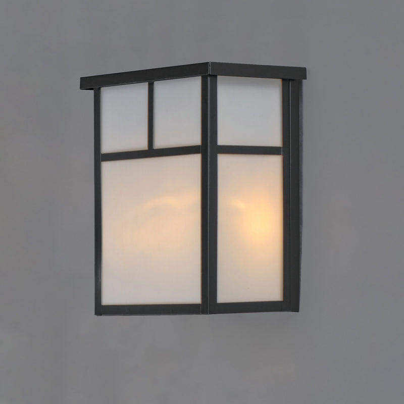 Coldwater 2 Light Outdoor Wall Lantern in Black