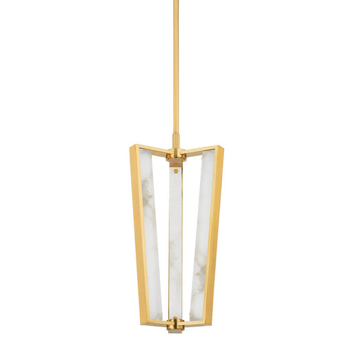 Edgemere 3-Light Pendant in Aged Brass