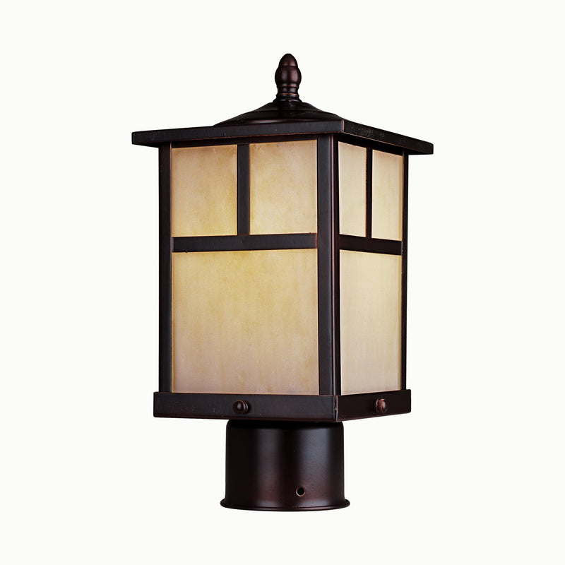 Coldwater 1 Light Outdoor Post Lantern in Burnished