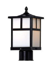 Coldwater 1 Light Outdoor Post Lantern in Black