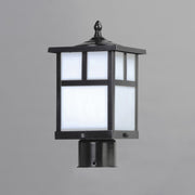 Coldwater 1 Light Outdoor Post Lantern in Black