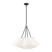 Prato 4-Light Chandelier in Black