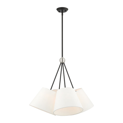 Prato 4-Light Chandelier in Black
