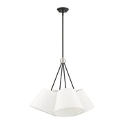 Prato 4-Light Chandelier in Black