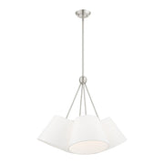 Prato 4-Light Chandelier in Brushed Nickel
