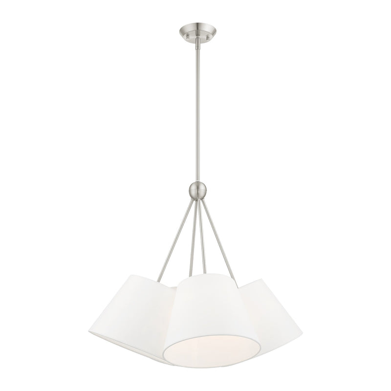 Prato 4-Light Chandelier in Brushed Nickel